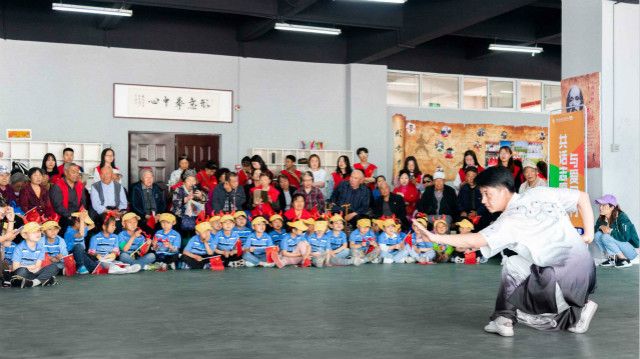 军训×运动会=国术形意拳的创意表达