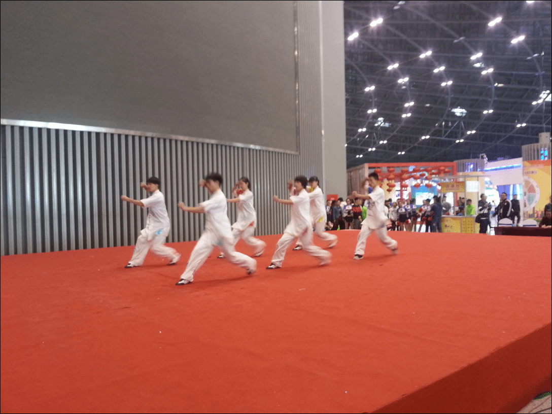 我院形意拳队应邀参加中国体育文化•体育旅游博览会展演